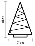 11397 Osvětlení dřevěný stromek 27 x 40 cm, teplá bílá 15 LED-4