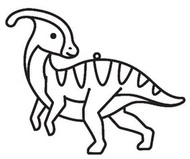 Závesné sklíčka - 88. DINO-PARASAUROLOPHUS