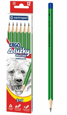 Trojuholníková grafitová ceruzka č. 3, Centropen