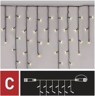 11080 Osvětlení vánoční - nadstavitelný vodopád 2,5m-100 LED teplá bílá+ 5 cm přívodní kabel-1