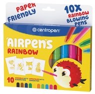 Fúkacie fixy na papier AIR PENS, RAINBOW 10 ks