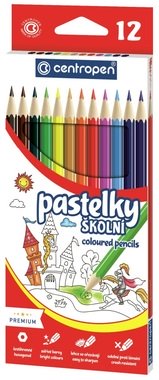 Školské pastelky 12 ks, Centropen