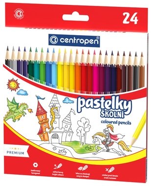 Školské pastelky 24 ks, Centropen